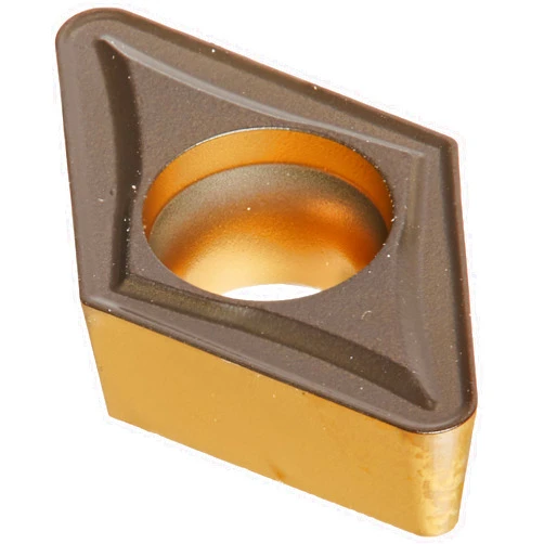 Sandvik Coromant, DCMT 3(2.5)3-UR 4315, CoroTurn 107 Insert for Turning, Carbide, Diamond 55°, Neutral Cut, 4315 Grade, Ti(C,N)+Al2O3+TiN, Inveio™ Coating Technology (Pack of 10)