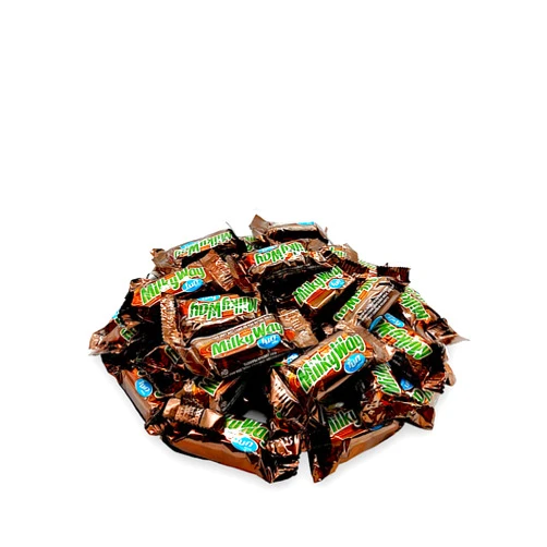 Klub Bulk Fun Size Milky Way - 1.5 lbs of Individually Wrapped Chocolate Candy Layered With Fluffy Cookie Dough-Flavored Nougat, Delicious Chewy Caramel, All Coated In Rich Milk Chocolate (24 oz)