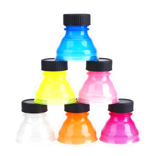 ZJchao Coke Can Lids, 6 Pcs Can Covers Reusable Anti dust Can Bottle Top Snap Plastic Can Cover Soda Drink Lid Can Bottle Outdoor Camping Sports Can Snap Bottle Top Drinks Can Lid For