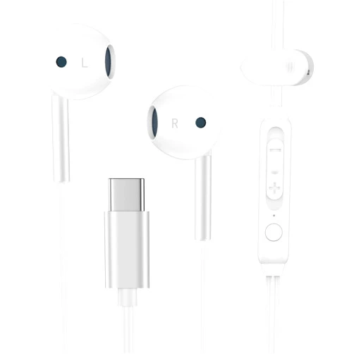 HopePow Samsung S25 USB C Headphones Wired for Galaxy S25 Ultra S24 Ultra FE/S23/S22/S21/S20,USB Type C Wired Headphones Earbuds Earphones HiFi Stereo with Mic Volume Control for iPhone 16 Pro 15 Pro Max Plus