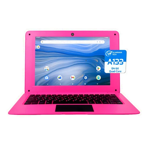 EVRAIN 10.1inch Android Netbook, Portable Laptop with A133P CPU, 2GB RAM 64GB ROM 800x1280 IPS Screen (Pink)