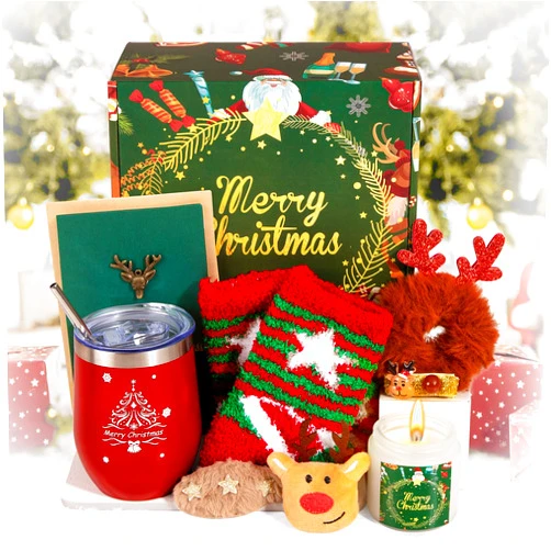 Resogenix Christmas Gifts for Women, 2024 Christmas Gift Ideas, Christmas Gift Boxes & Christmas Mugs, Funny Christmas Gifts for Coworkers, Mom, Wife, Sister, Teachers, Unique Christmas Gift Baskets