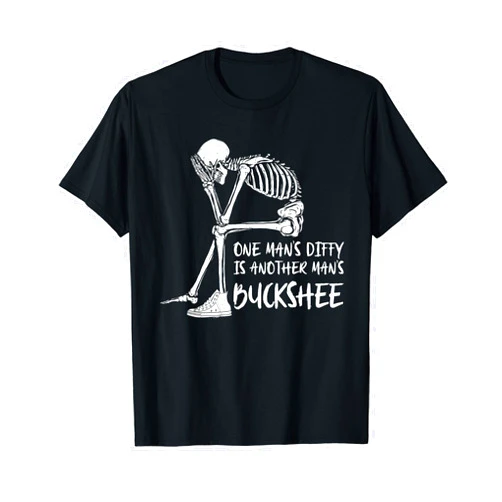 One Man's Diffy Is Another Man's Buckshee Skeleton T-Shirt