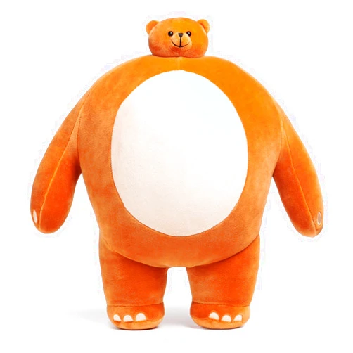 TINY HEADED KINGDOM 15 inch Pip Bear for Girls and Boys, Adorable and Big Plushies, Little Head Bear, Stuffed Animal
