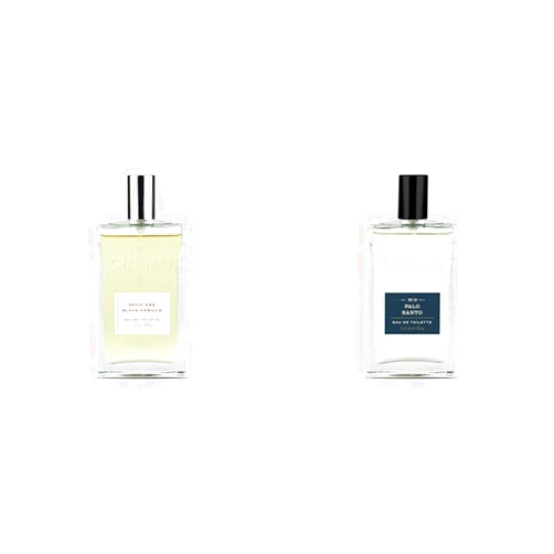 Cremo Spice & Black Vanilla and Palo Santo Cardamom Colognes, 3.4 Fl Oz Each