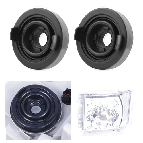 Stacool 2PCS Car Headlight Cover for H4 Bulb Protection,Durable Rubber Headlight Dust Cover Car Accessories,Universal Headlight Dust Cap for Most Cars,Trucks,SUVs (3.1 inch)
