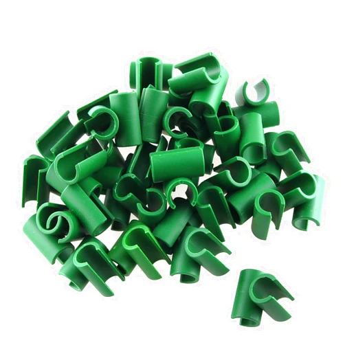JCBIZ 30pcs 8mm Connector Fixing Clip Garden Trellis Plant Connector Flower Rattan Plastic Buckle Clip Used in Gardens, Orchards