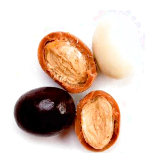 Maison Pécou of France Dragees Pecou Olives Like Crunchy Pralines Black, Brown and White Coated in Dark, Milk and White Chocolate Chocofeuilletes / Chocofeuilletes - 1 KG, 2.2 LBS