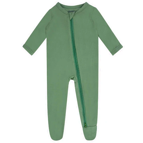 GUISBY Rayon Baby Footed Pajamas with Mitten Cuffs,Soft Long Sleeve Romper 0-18 Months
