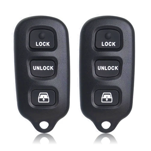 MechanMagic 2PCS Key Fob Remote Replacement Fits for Toyota 4Runner 1999 2000 2001 2002 2003 2004 2005 2006 2007-2009/Sequoia 2001-2007 HYQ12BBX Keyless Entry Remote Control HYQ12BAN/HYQ1512Y