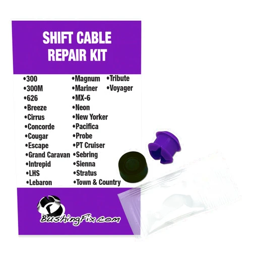 BushingFix.com BushingFix CH1Kit Transmission Shift Cable Bushing Repair Kit, Shift Linkage Repair Kit, MOPAR Transmission Shifter Cable Repair, Compatible w/Jeep, Chevrolet, Chrysler, Dodge, Ford, Mazda, & Others