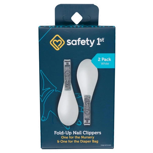 Safety 1st Fold-Up Nail Clippers - 2pk