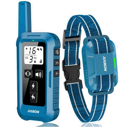 Jugbow Dog Shock Collar - 4200FT Dog Training Collar with Remote, IPX8 Waterproof Electric Collar with 4 Training Modes, Security Lock, Rechargeable Shock Collar for Dogs 5-120lbs