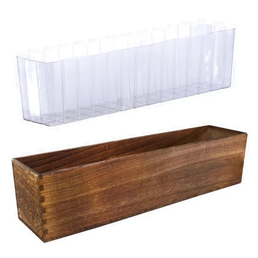 Windiy Winlyn Rustic Wooden Planter Box 17.3