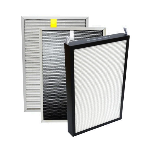PUREBURG Replacement Filter Pack Compatible with Nuwave OxyPure 47001, 47002, 47003, 47004 Air Purifiers,1-Pack (3 Filters) H13 HEPA Activated Carbon Stainless Steel Pre-filters,Ozone Removal Filter