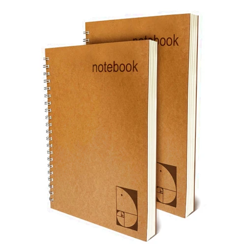 le vent 2 pack Grid Paper Large Spiral Notebook 8.5 x 11 with 100gsm Thick Paper - Square Graph Quad Ruled Notebooks for Math, Science, Engineering - 200 Pages of Lay Flat, Ink Proof Paper - A4