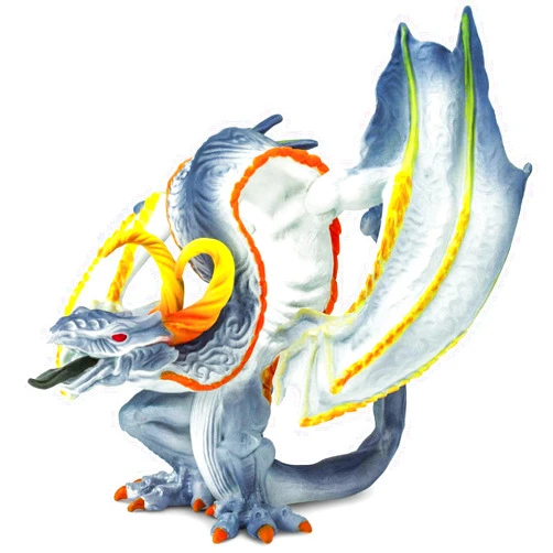 Safari Ltd. Smoke Dragon Figurine - Detailed 4.5