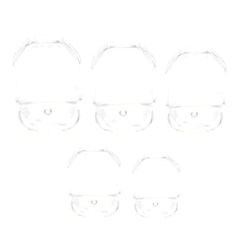 CONSIO 5 Pcs Beard Grooming Set - Face Hair Styling Tool, Goatee Mustache Trimmer Guide with Transparent Templates