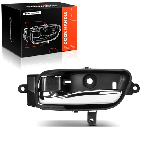 A-Premium Interior Door Handle Front or Rear Left Driver Compatible with Nissan Altima 2013-2018, Pathfinder, Armada, Maxima, Murano, Titan - Textured Black - Replace 80671-3TA0D 80671-3TA0A