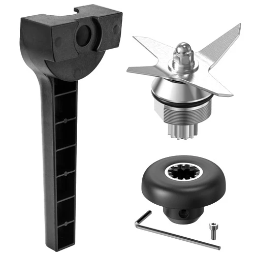 Yncotte Blender Replacement Parts Compatible with Vitamix, Blade Replacement Accessories Include Wrench Drive Socket Compatible with Vitamix 5200 Series 64oz/32oz Containers Juicer Food Processor Attachment