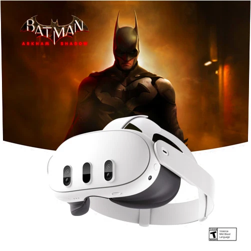 Meta Quest 3 512GB — Ultimate Mixed Reality Experiences — Get Batman: Arkham Shadow and a 3-Month Trial of Meta Quest+ Included