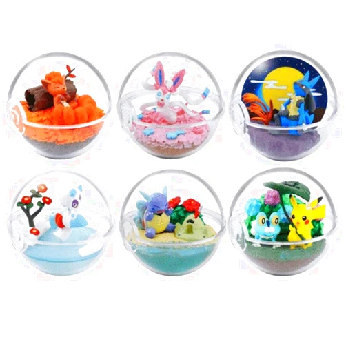 Re-Ment Pocket Monsters Pokemon Terrarium Four Season Collection (Single Blind Box)