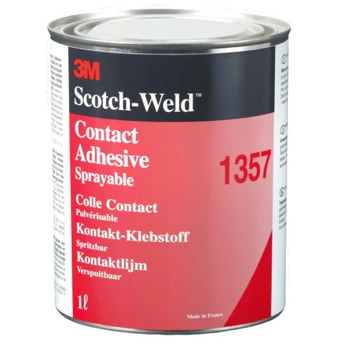 3M 1357 Scotch-Weld Neoprene High-Performance Contact Adhesive, Gray, 32 Oz