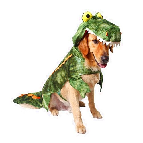 Kodervo Alligator Dog Costume - Funny Dog Costume, Halloween Dog Crocodile Costume for Small Medium Large Dogs, Funny Cosplay Dress - Dress Your Dogs Like a Croc