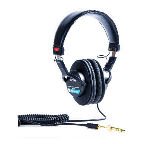 Sony MDR7506 Professional Large Diaphragm Headphone (International Model) No Warranty
