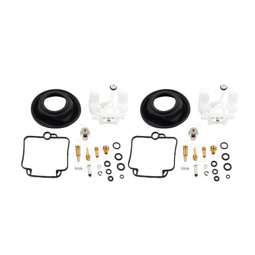 Generic Cninba13 2 Set Carburetor Rebulid Repair Kits And Carb Diaphragm Float Brass Black & White For Suzuki GS500E 1990-2000 Motorbike