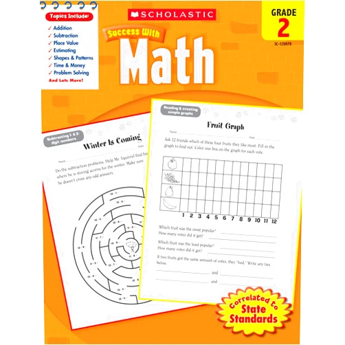 By Scholastic (Author), Virginia Dooley (Editor) Scholastic Success With Math: Grade 2 Workbook