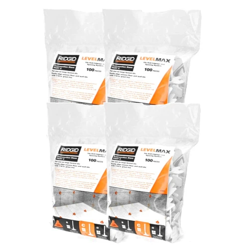 TTi LevelMax Tile Anti-Lippage and Spacing System - Intersection Stem Part C - 400 Pieces