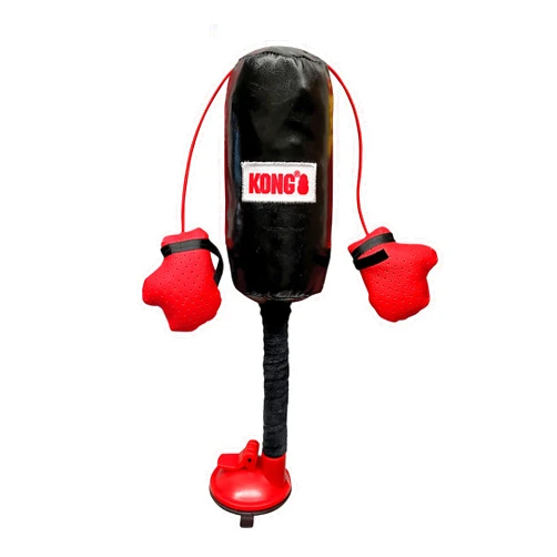 KONG Connects Punching Bag with Boxing Gloves Filled with Catnip