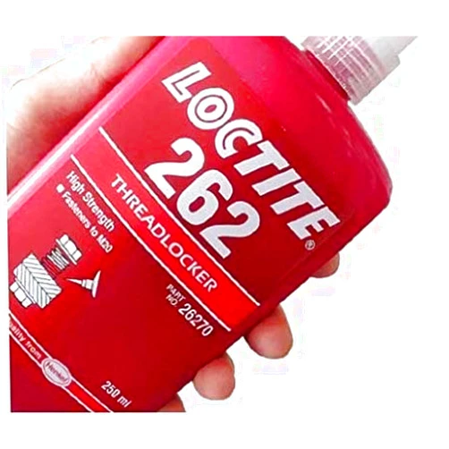 Loctite 262 Threadlocker Red Liquid 250 ml Bottle - 26241 [PRICE is per BOTTLE]