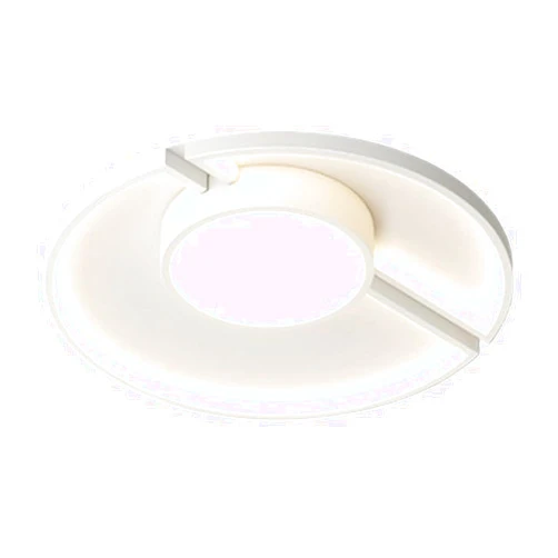 DXYC LED 48W Flush Mount Ceiling Lamps, 19.7 Inch Modern White Iron Lamp Body Ceiling Light Fixtures for Bedroom Living Room Dining Room Kitchen Island