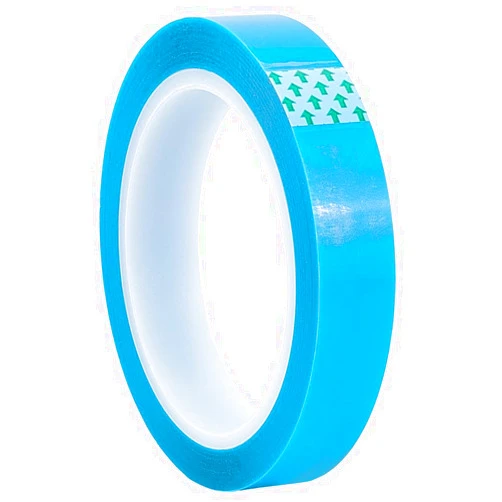 CRASPIRE Slick Tape Blue Transfer Tape 0.79in x 164.05ft UHMW Polyethylene Transparent Film Slide PET Adhesive Slippery Protection Label Tape for Drawers Squeak Reduction Bearings Furniture