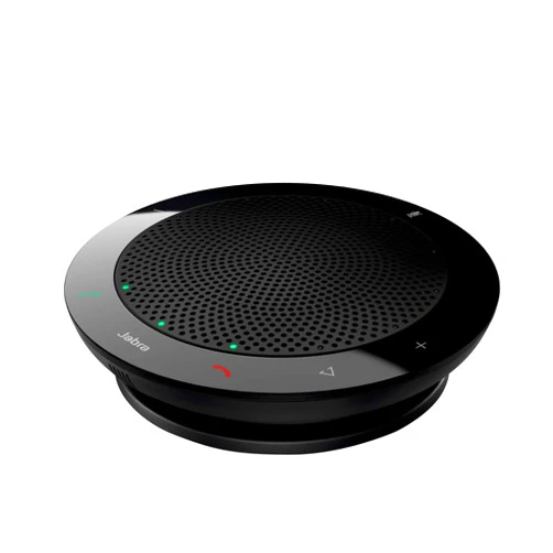 Jabra Speak 410 Corded Speakerphone for Softphones – Easy Setup, Portable USB Speaker for Holding Meetings Anywhere with Outstanding Sound Quality