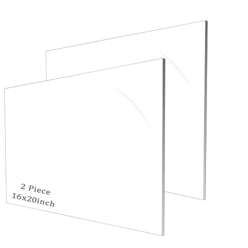 ADTDA Acrylic Sheets,Clear Cast Plexiglass with Protective Paper for Signs DIY Display Projects,Craft,Photo Frames (2 Piece 16