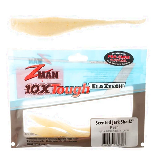 Z-Man SJS35-84PK5 Scented Jerk ShadZ, 3.5