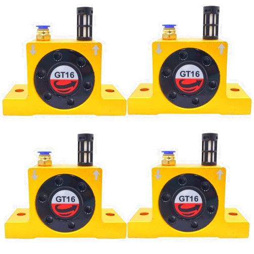 Zoyfayl 4 Pcs Concrete Vibrators GT16, Industrial Power Turbine Vibrators, G 1/4