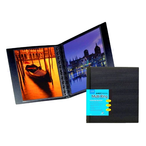 ITOYA ProFolio by Itoya, ProFolio Multi-Ring Refillable Binder - Landscape, 11 x 8.5 Inches