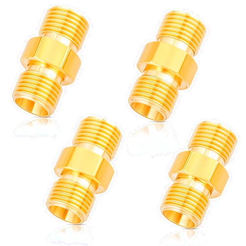 Mozeat Lens 4 Pack Welding Hose Coupler Adapter Set 9/16
