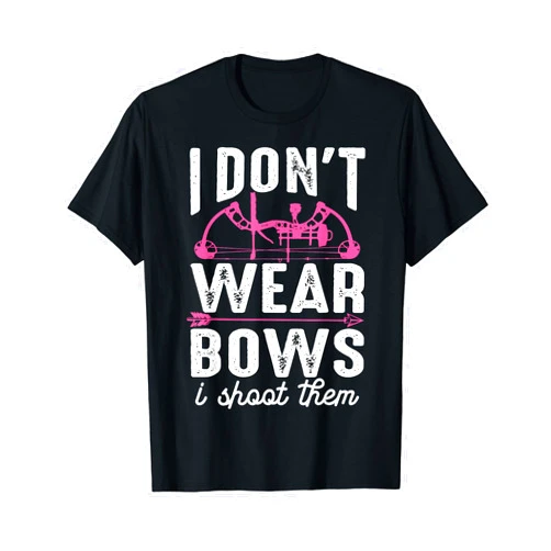 Cool Shooting Sports Athlete Lover Girls Designs Funny Archery Gift For Women Bow Hunting Archer Mother's Day T-Shirt
