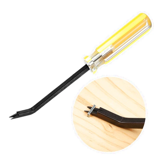 Blulu Staple Remover Staple Puller Upholstery Tool Staple Lifter, Staple Remover Tool Heavy Duty Upholstery Nail Tack Remover Tool for Furniture, Carpet, Floor, Wooden Case, Photo Frame