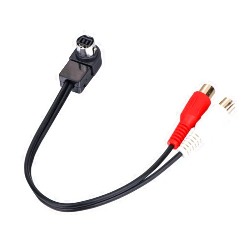 YONGJIANGXIA Aux Cable Compatible with JVC Headunit for Samsung Nokia XM Sirius MP3 (2RCA)