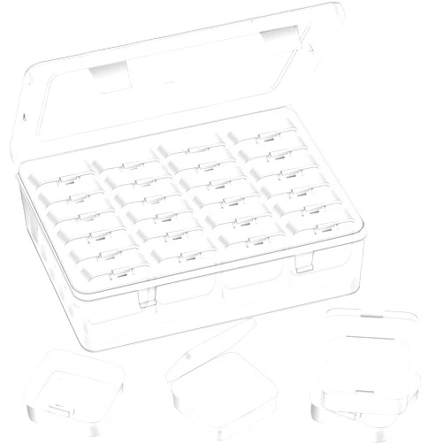 ZOQINI 48Pcs Bead Organizer