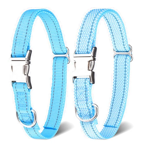 ESGPET Dog Collar Strap, 2 Pack Reflective Replacement Strap for Shock Collar, Compatible with Nearly All Brands and Models of Electric Collars (Blue)