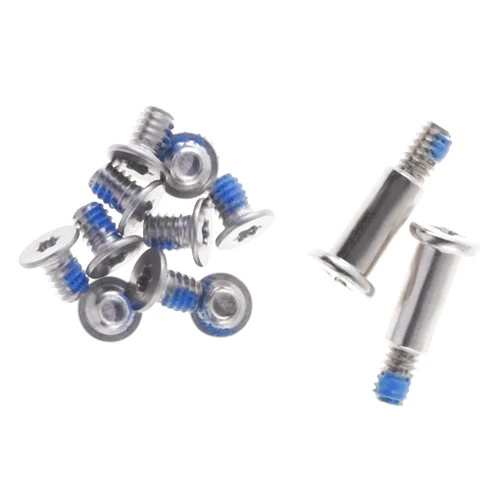 Shun Chen TECH 10 x T5 Screws Torx M2x3,2 x PM Screws M2X8,Screw Kit for Dell XPS 9550 Base Cover and System Badge, Silver