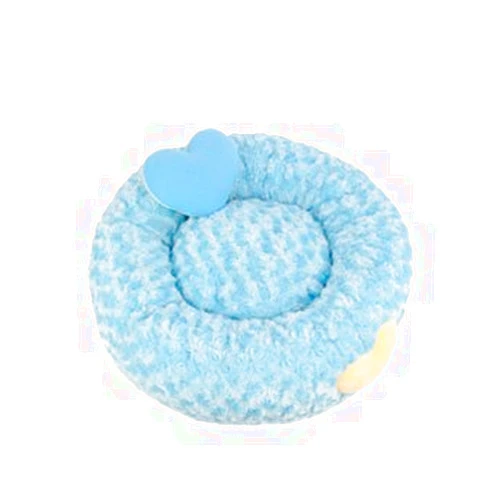 ANYPET International Luxury Donut Beds Dogs Cats Any Pet Soft Warm Cozy Mat Couch Cushion Nest (Medium, Blue)