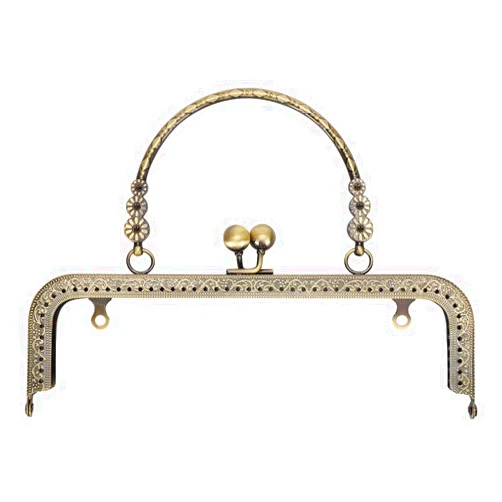 Salaty Purse Frame Kiss Clasp, Metal Frame Kiss Clasp Lock, 20.5cm for DIY Purse Frame DIY Craft Purse Making, Bag Making